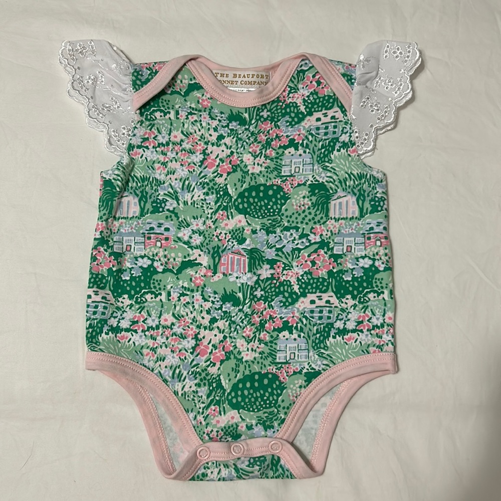 The Beaufort Bonnet Company Wendy Onesie 3-6M
